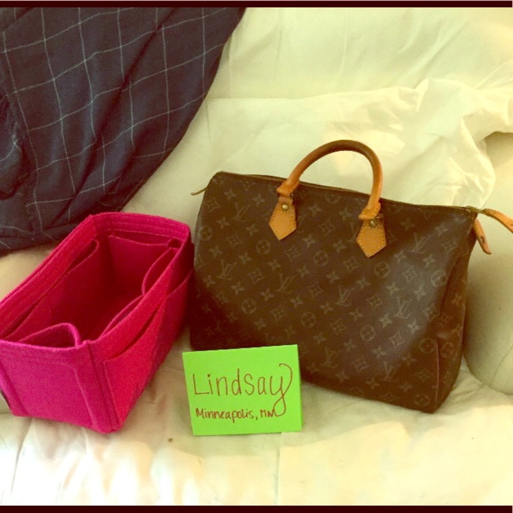Louis Vuitton Speedy 35 and organizer